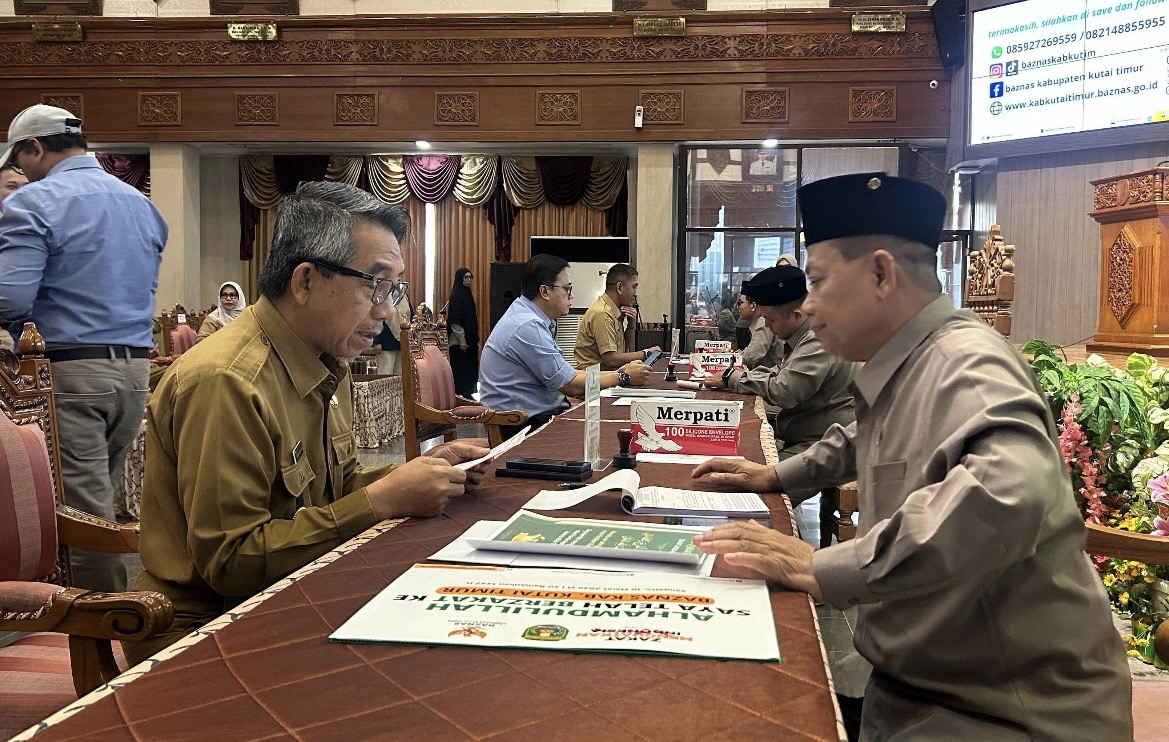 Baznas Kutim Salurkan Zakat ke 28 Ribu Mustahik, Potensi Daerah Capai Rp920 Miliar
