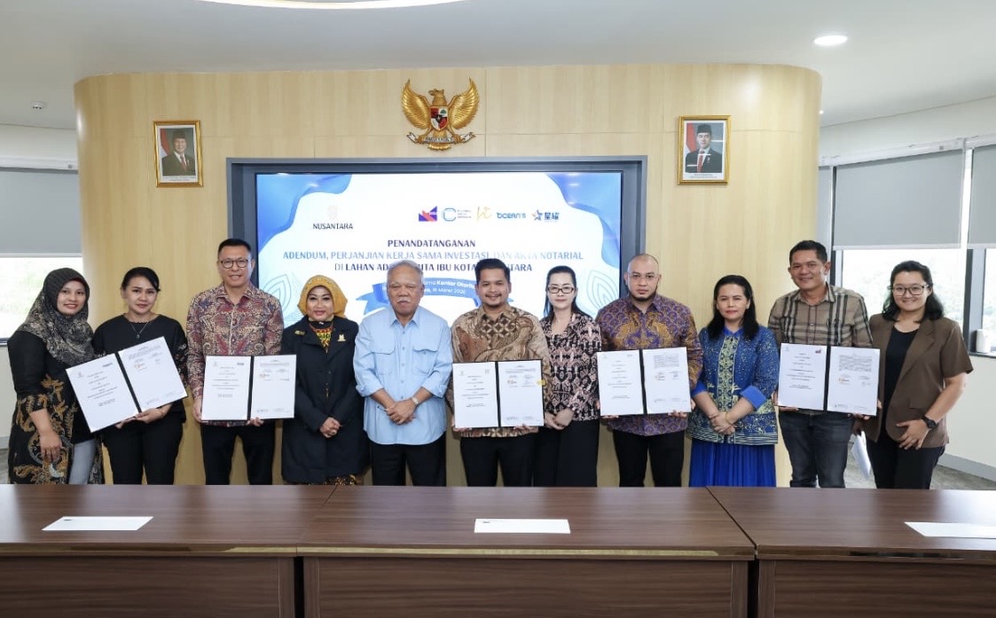 IKN Tandatangani Kerja Sama, 3 Investor Baru Siapkan Dana Rp1,2 Triliun