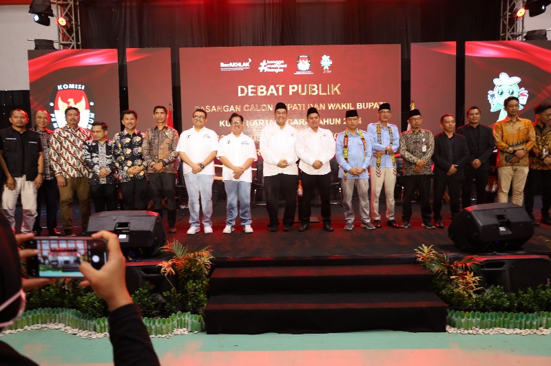 Debat Calon dan Wakil Bupati Kukar Sesuai Keputusan MK