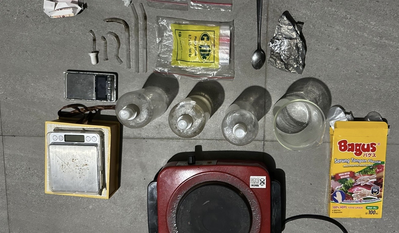Polda Kaltim Ungkap Home Industri Narkoba di Balikpapan