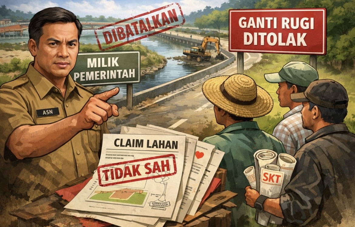 Pemkab Kutim Hentikan Ganti Rugi Lahan Kanal 3, Klaim Kelompok Tani Tak Punya Dasar Hukum