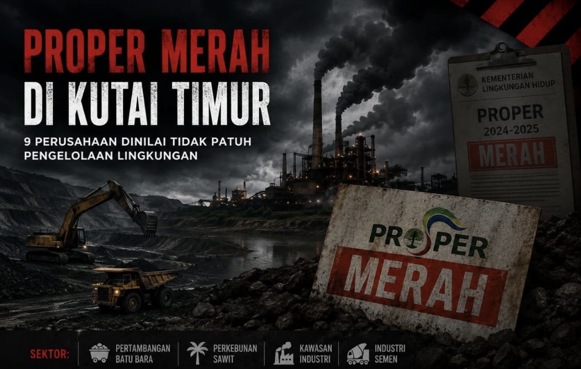 KLH Beri Rapor Merah untuk 9 Perusahaan di Kutim, DPRD Desak Tindak Lanjut