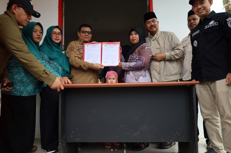 Peresmian Pertama Posyandu Disaksikan Camat