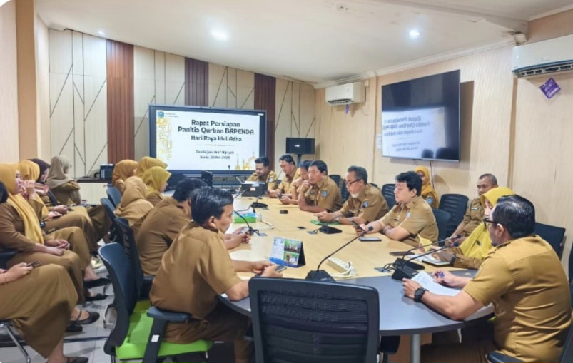 Bapenda Bontang Qurban 2 Sapi, Harap Nilai Pengorbanan Tumbuh dalam Layani Masyarakat