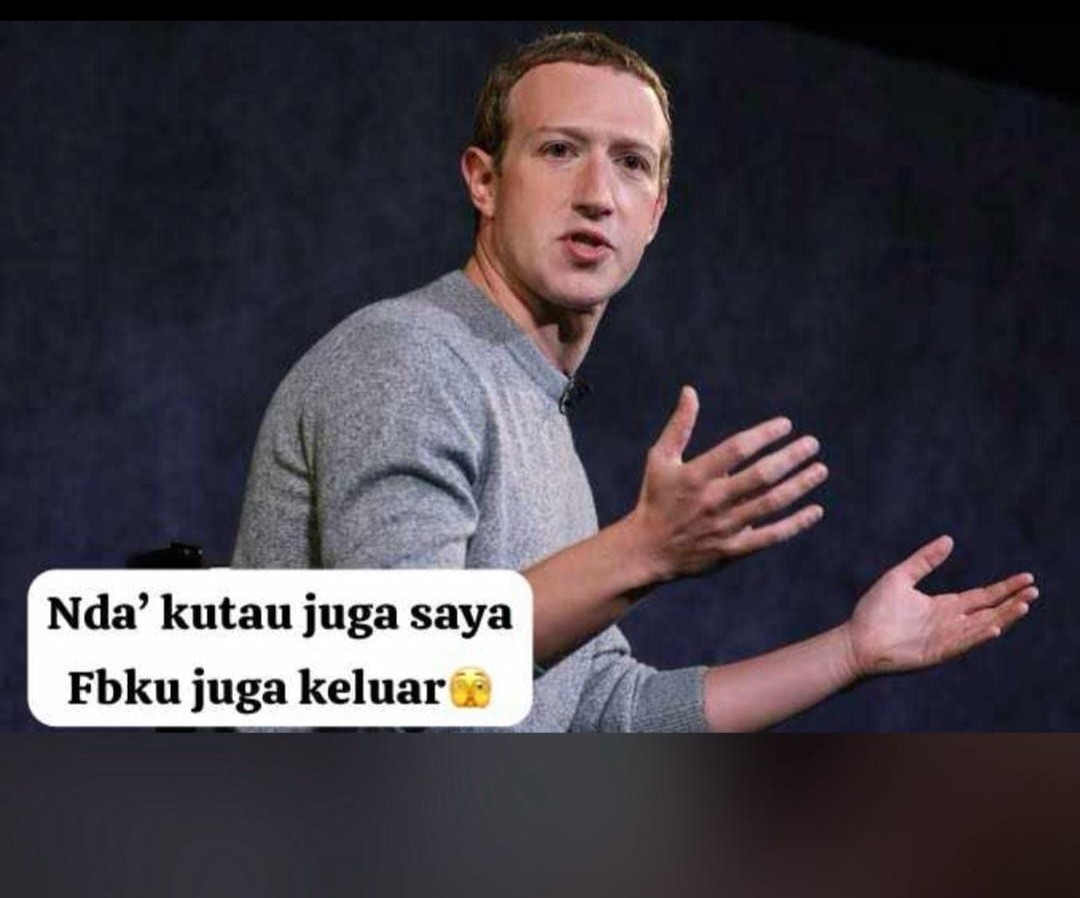Facebook dan IG Down Muncul Meme Lucu Bos Meta