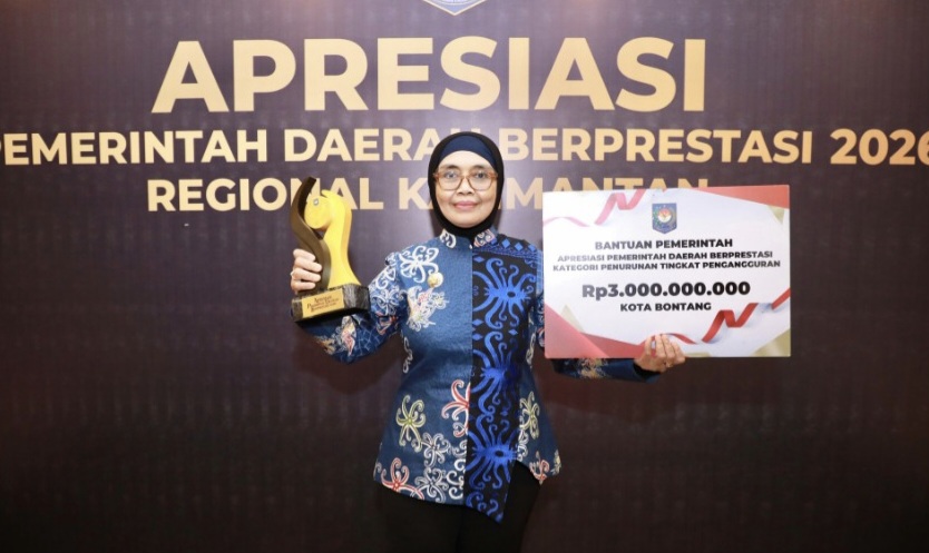 Pemkot Bontang Raih Penghargaan Pemerintah Daerah Beprestasi 2026 oleh Kemendagri