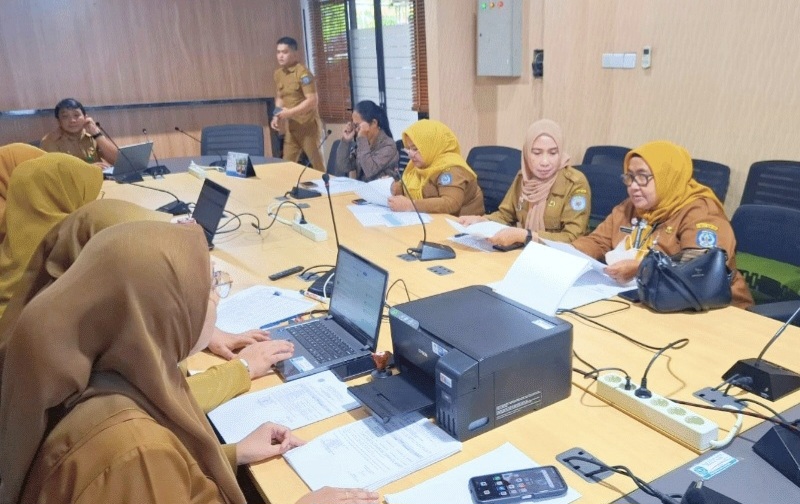 Bapenda Bontang Rapat Bersama OPD Pemungut Retribusi, Pastikan Data Penerimaan Akurat