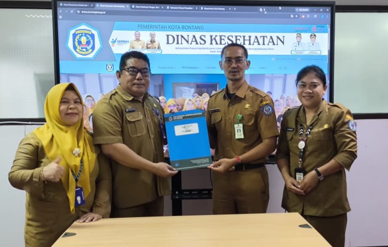 Lima OPD Bontang Terima Website Resmi dari Dinas Kominfo