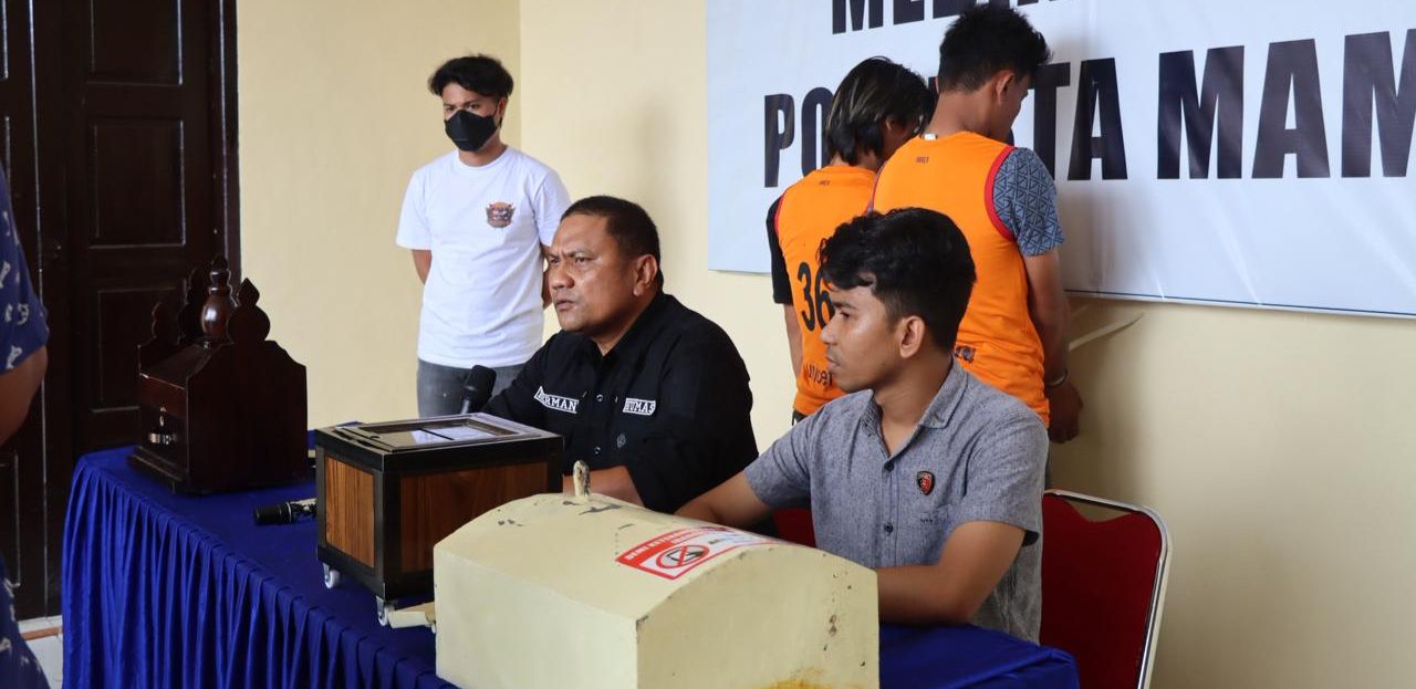 21 Masjid di Bobol Maling Kotak Amalnya, 2 Pelaku ditangkap Resmob Polresta Mamuju