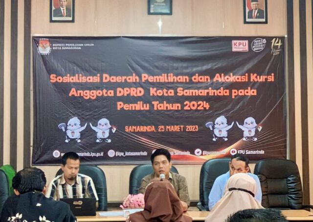 Anggota DPRD Samarinda Hadiri Sosialisai Alokasi Kursi Pileg 2024