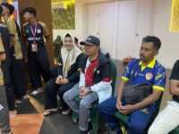 Kepala Bidang Peningkatan Prestasi Olahraga, Rasman Rading, hadir langsung memberikan motivasi dan semangat kepada para atlet