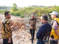 Gubernur Kaltim Rudy Mas’ud saat meninjau lokasi di kawasan KKT Balikpapan (dok: ist)