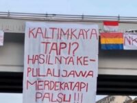 Bendera Borneo yang terpampang di Kaltim (dok: ist)